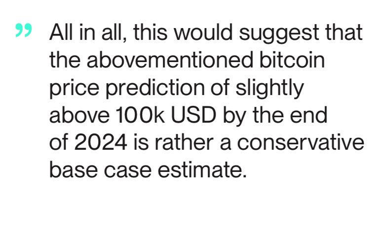 Andre_Dragosch's tweet photo. BREAKING: Bitcoin just hit a record of 100k USD for the first time ever. 

Actually made this prediction back in December 2023. https://t.co/BVdpLi85NY