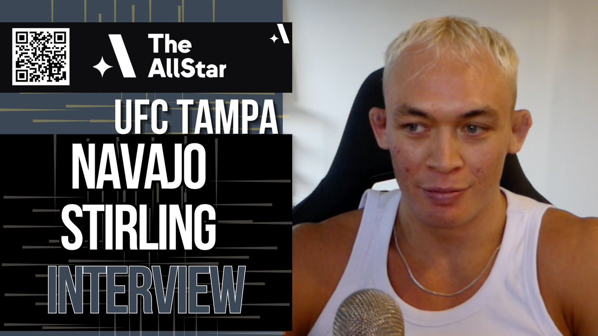 Korean John (@koreanjohn_) on Twitter photo Caught up w/ #UFC light heavyweight Navajo Stirling for <a href="/TheAllStarSport/">The AllStar Sports</a> ahead of #UFCTampa to chat:
✓ Tuco Tokkos fight
✓ Talking the talk, walking the walk
✓ iShowSpeed/Dan Hooker
✓ Investing more
📺 youtu.be/ZOONHd8D6sE
Download The App 📲 allstarapp.onelink.me/RHWw/JHK Caught up w/ #UFC light heavyweight Navajo Stirling for <a href="/TheAllStarSport/">The AllStar Sports</a> ahead of #UFCTampa to chat:
✓ Tuco Tokkos fight
✓ Talking the talk, walking the walk
✓ iShowSpeed/Dan Hooker
✓ Investing more
📺 youtu.be/ZOONHd8D6sE
Download The App 📲 allstarapp.onelink.me/RHWw/JHK