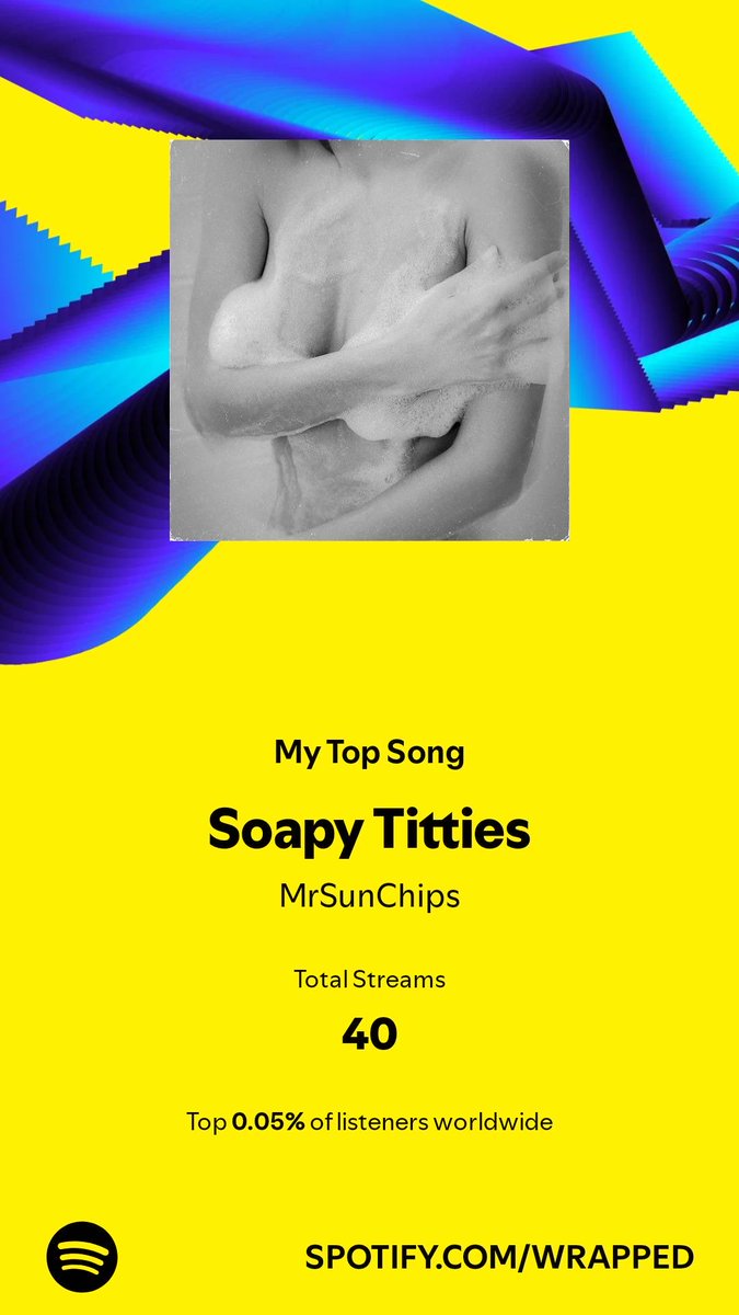 SaltyZalty's tweet photo. I played my top song 40 times in 2024. Have a listen. #SpotifyWrapped  ⁦@TheMrSunchips⁩  https://t.co/DeBWcGg9L9 https://t.co/K8vy1n5Zzm