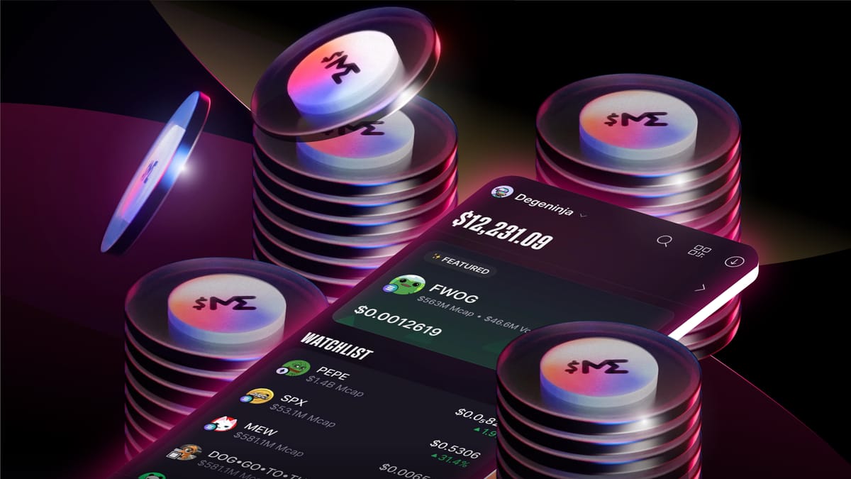 nimo_web3's tweet photo. 👉 $ME: Token chính thức của @MagicEden 

1/ Magic Eden là gì? 🔒
• DEX Bitcoin #1: Chiếm hơn 80% khối lượng giao dịch cho Ordinals và Runes
• Nền tảng NFT #1: Dẫn đầu về doanh thu (60%) và lượng người dùng (29%) trong hệ sinh thái NFT

2/ Vai trò của $ME 🔍
• Thưởng cho người dùng giao dịch tài sản
• Quyền lợi cho holder qua staking

3/ Tokenomics 🪙
• Tổng cung: 1 tỷ $ME
• Phát hành trong 4 năm, với hơn 50% phân bổ cho cộng đồng:

     TGE: 12.5%
     Community & Ecosystem: 37.7%
     Contributors: 26.2%
     Strategic Participants: 23.6%

$ME TGE sẽ diễn ra sớm và giá OTC đang dao động quanh mốc $3. Liệu sàn giao dịch Magic Eden có đem văn hoá NFT sôi động trở lại không, hãy để thời gian trả lời.