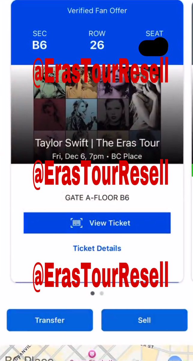 ErasTourResell's tweet photo. Selling ONE (1) FLOOR ticket to the show in Vancouver at BC Place on 12/6
💌 Selling for $273 USD/$379 CAD TOTAL
💌 be sure to have the form linked in our bio filled out https://t.co/XydGsxj8xU