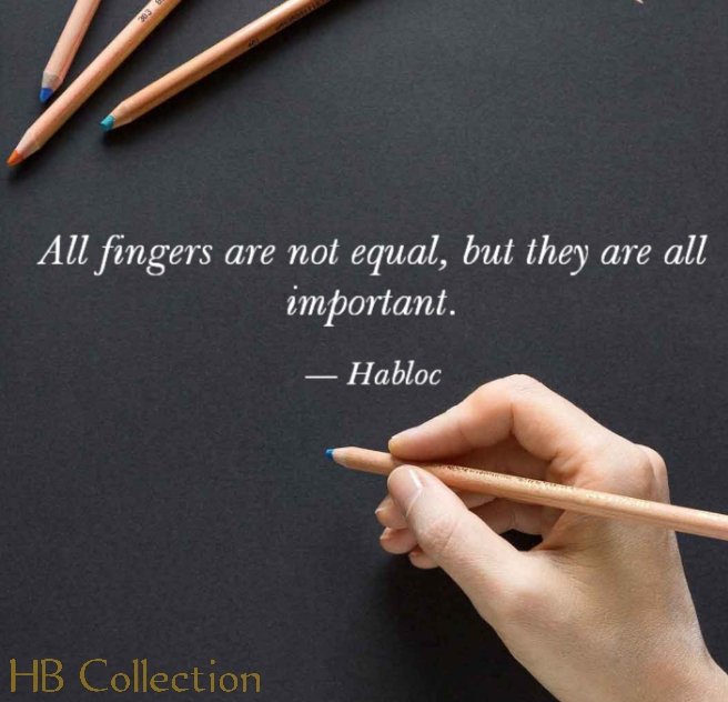 Official_Habloc's tweet photo. All Fingers Are Not Equal: How Diversity Creates Stronger Connections
A hand thrives because of its unequal fingers. Life mirrors this truth: 'All fingers are not equal, but they are all important.' Here’s how diversity creates strength.👇
#truthaboutlife
1/8 https://t.co/QTYIaZGWGu