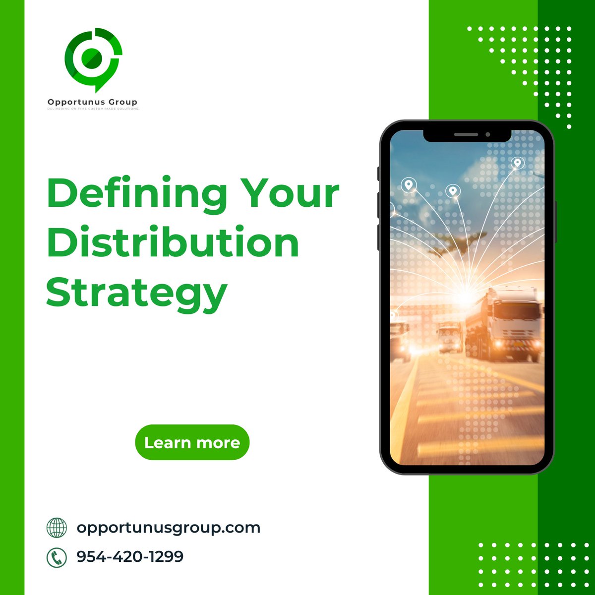 OpportunusGroup's tweet photo. What’s your distribution strategy? Consider direct, indirect, and hybrid models to find the best way to reach your target market. A well-defined strategy ensures your network operates smoothly and efficiently.

#BusinessModel #SupplyChainOptimization #CustomerReach https://t.co/FmcTqBpqAo