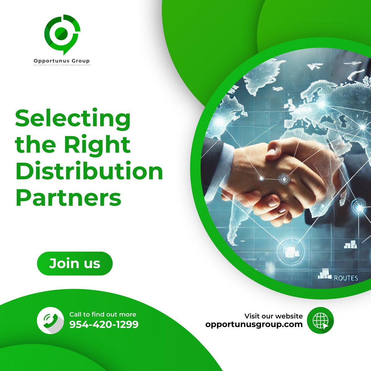 OpportunusGroup's tweet photo. Choosing the right distribution partners can make or break your network. Look for partners who align with your values, understand your market, and can offer the reach and reliability you need.

#DistributionPartners #BusinessPartnerships #SupplyChainSuccess #StrategicAlliances https://t.co/tUOMy7gtRa