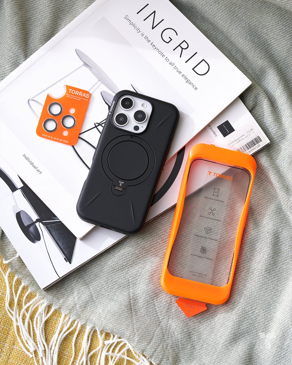 TORRAS_Official's tweet image. Protect your iPhone 16 in style with the Ostand Spin Fusion case – sleek, durable, and made just for you!

📷Shop yours now: bit.ly/4ef3nwp

#torras #ostand #standcase #iphonecase #phonecase