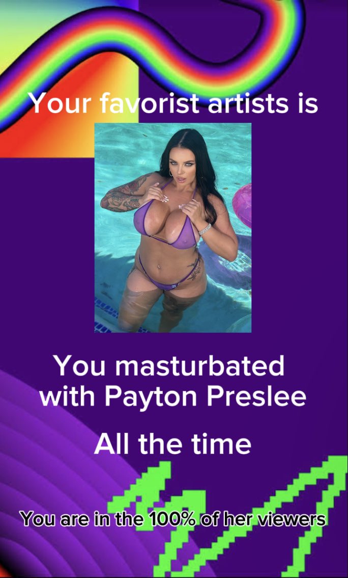 Hi everyone, I just want to show my Wrapped, thanks for all the good times <a href="/realpayton2/">PAYTON PRESLEE</a>