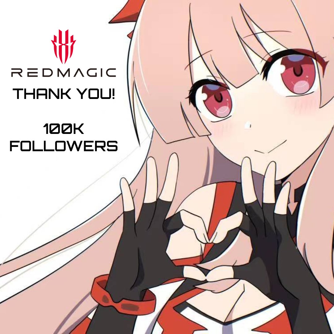 redmagicgaming's tweet image. We passed 100K followers!

Love y'all #REDMAGICFam.♥️