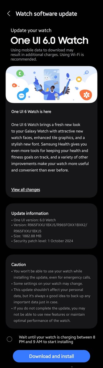 imAlter_Ego's tweet photo. ⚡️One UI 6.0 Watch update is now available in India for the Galaxy Watch6 Classic LTE ⌚️
Version: BXJ5/BXK2
Size: 1883 MB
Security patch: October 2024
#Samsung #OneUI #OneUI6Watch #GalaxyWatch #GalaxyWatch6 #GalaxyWatch6Classic https://t.co/mPUM5wCrJd