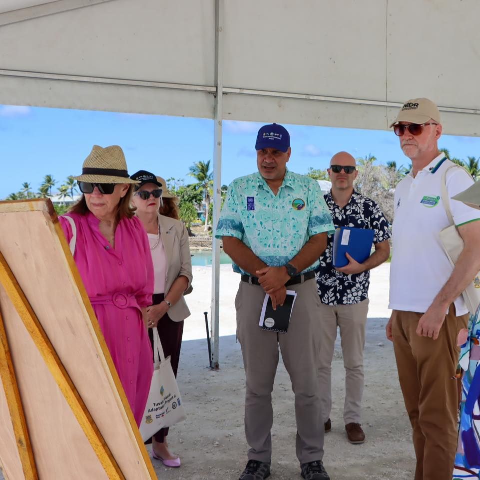 The Tuvalu Coastal Adaptation Project ๐๏ธ (@tcap4tuvalu) on Twitter photo Fantastic to welcome Senator Sue Lines and fellow senators to the Tuvalu Coastal Adaptation Project in Funafuti ๐น๐ป earlier this week. UNDP greatly appreciates the support of the people and Government of Australia in furthering coastal protection efforts in Tuvalu. <a href="/dfat/">Department of Foreign Affairs and Trade ๐ฆ๐บ</a> Fantastic to welcome Senator Sue Lines and fellow senators to the Tuvalu Coastal Adaptation Project in Funafuti ๐น๐ป earlier this week. UNDP greatly appreciates the support of the people and Government of Australia in furthering coastal protection efforts in Tuvalu. <a href="/dfat/">Department of Foreign Affairs and Trade ๐ฆ๐บ</a>