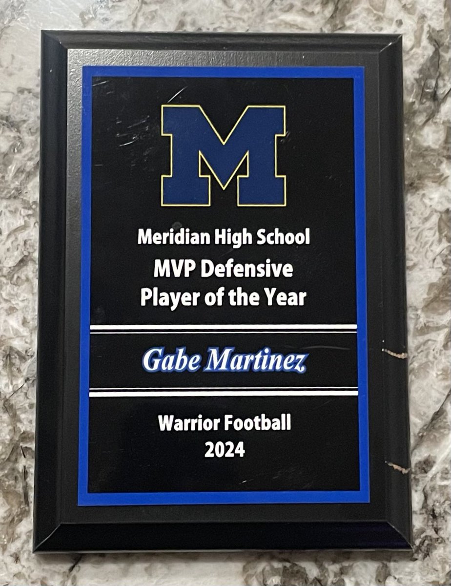 Gabe Martinez (@gabe_martinezz7) on Twitter photo Super blessed to be named 2nd team all-conference as well as team Defensive player of the year! <a href="/MHSWarriorFB/">MHSWarriorFootball</a> Super blessed to be named 2nd team all-conference as well as team Defensive player of the year! <a href="/MHSWarriorFB/">MHSWarriorFootball</a>