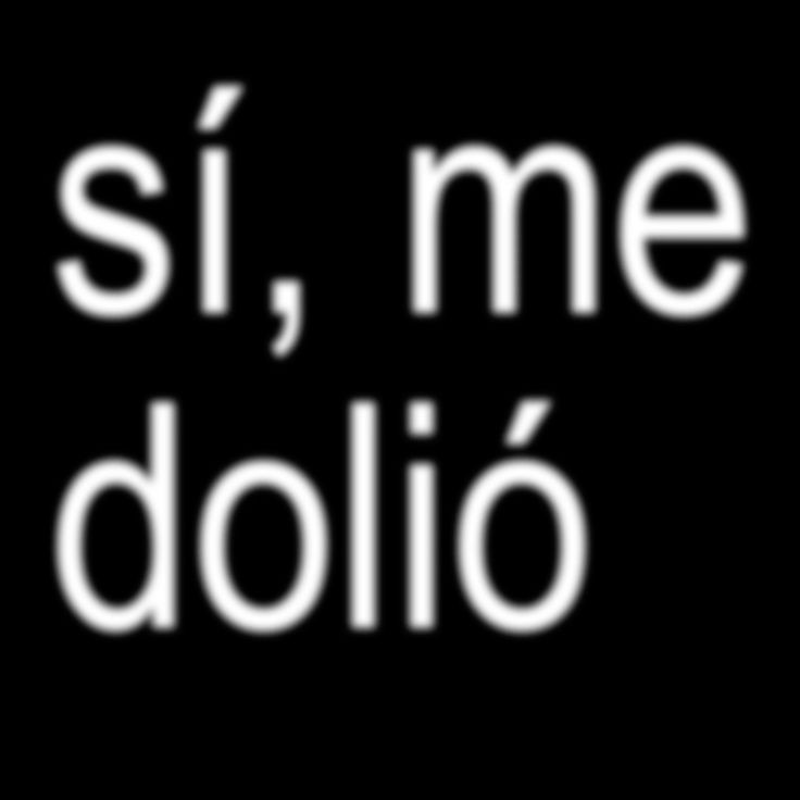 Si, me dolió no ser delgada.