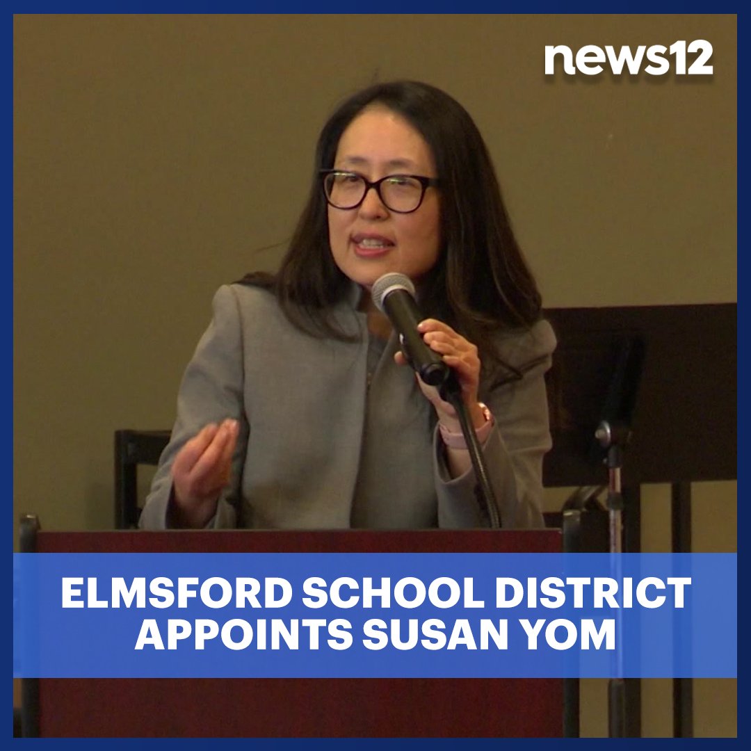 News12WC's tweet image. NEW SUPERINTENDENT: Susan Yom appointed as the new #superintendent for Elmsford School District.
bit.ly/4f1eZU0