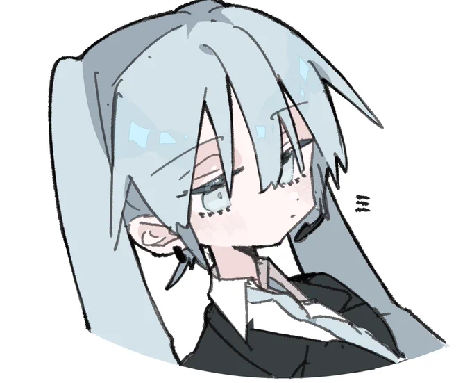 ペン設定中らくがきみくちゃん 