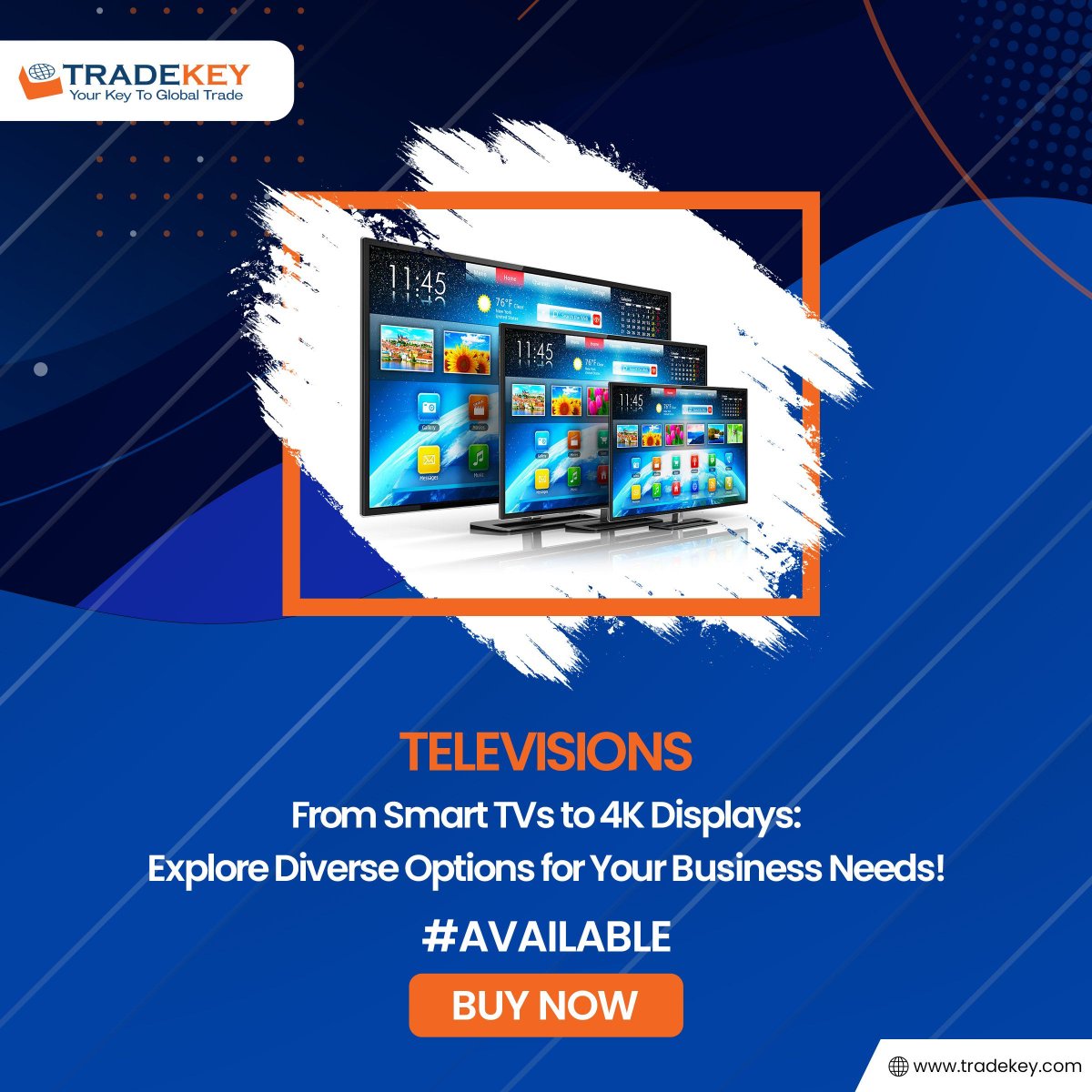 Unlock a world of high-quality Televisions that can elevate your business to new heights!  Join us on TradeKey to explore exclusive deals of Televisions and expand your business 
Buy Now:
tradekey.com/Televisions_pi…
#televisions #tradekey #electronics #b2bmarketplace #smarttv