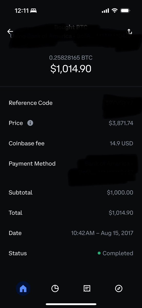 StNickCryptic's tweet photo. First ever crypto purchase
#ClassOf2017
#Happy100KDay https://t.co/6ubrvyR5sM
