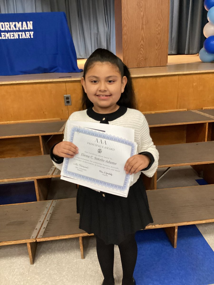 WOESwolverines's tweet photo. We are so proud of our Wolverines for their hard work! Here’s a glimpse of our awards assemblies so far. We thank our teachers for teaching their students and parents for their support! #workmanelementaryschool #workmanwolverinepride #proudtobehlpusd https://t.co/SXeQJ77qH1