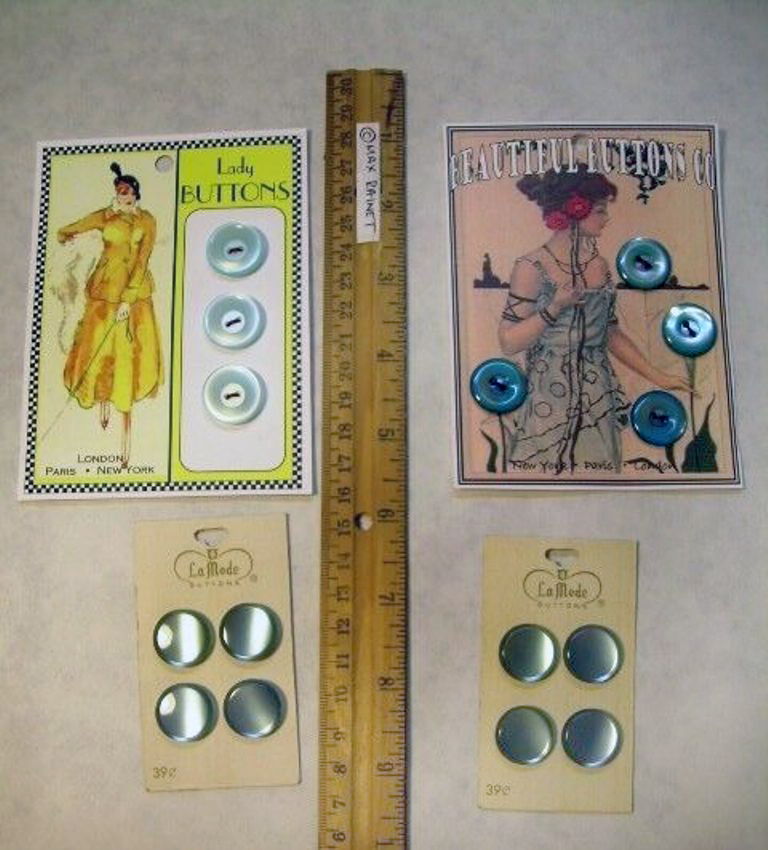 max_rainet's tweet photo. 15 Vintage Shades of Blue Pearl + Pearl tone BUTTONS * LaMode Old Stock on Cards   https://t.co/VEDo7gSDlJ 
   
Wonderful buttons left over from my retail shop.  #buttons  #makers #crafters #sewing #notions  #makestuff ~ Please stop by! https://t.co/RW1kJROeV3