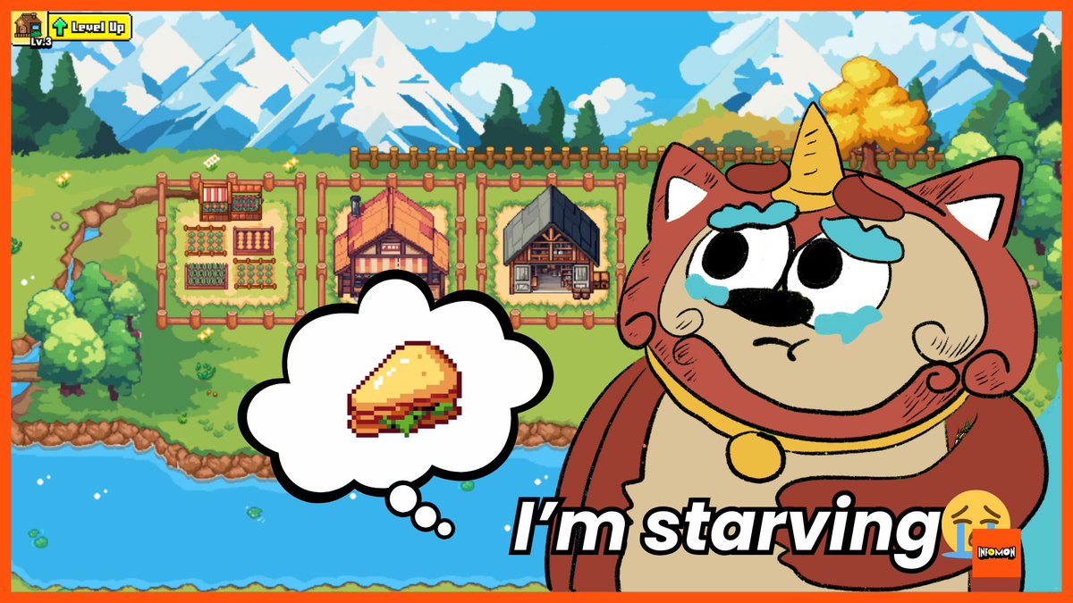 Yo! Level 5 check—are you there yet?! 👀✨  

It’s time to grab some property in Infomon Land! (They might be the base of your AI agent soon....🤫）  

Where else is your Infomon gonna get food for their trips?🫵  

Show off your Infomon Land with us! 👇🔥