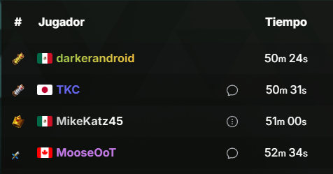 Se siente bien poder ver mi nombre en un wr de ocarina vanilla (asi sea una extesion), en lo personal lo siento un gran logro como runner