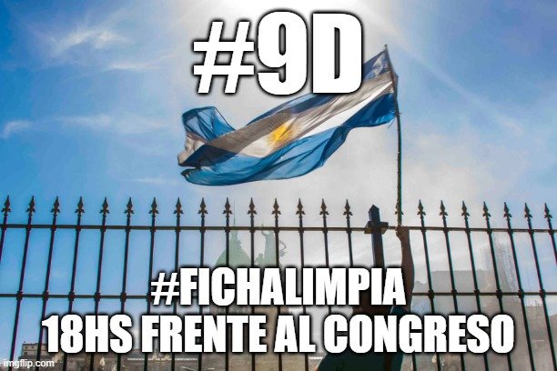 XTezanosP's tweet photo. Porque estamos hartos que nos tomen el pelo. La campaña de Milei fue Fuera la casta!!
Que apoye Ficha Limpia
Que desista del juez #LijoNo
Que siga desarmando cajas de chorreo, que siga dando una excelente batalla contra la inflación.  

Si es eso lo que vos queres, sumate en la movida. 
#9DYoVoy 
#FichaLimpiaYa