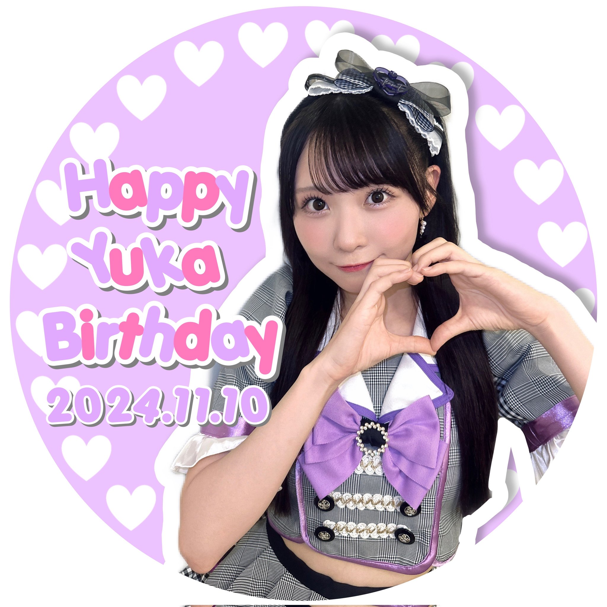 SKE48　PETIT CAFÉ11月生誕 浅井裕華直筆メッセージ入りコースター SKE48PETIT CAFÉ11月生誕 浅井裕華直筆メッセージ入りコースター