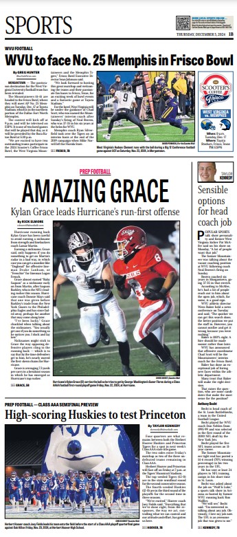 Zack Klemme (@zklemmehd) on Twitter photo Thursday <a href="/wvgazettemail/">Charleston Gazette-Mail</a> <a href="/GazMailSports/">Gazette-Mail Sports</a> front
Local work: <a href="/Taylor_Kennedy7/">Taylor Kennedy</a> x2, <a href="/ElmoreSports/">Rick Elmore</a>, <a href="/chrisdorstwv/">Chris Dorst</a> x2, <a href="/shepherdstown1/">David Pennock</a> 
Inside: <a href="/LukeCreasy/">Luke Creasy</a>, <a href="/SholtenPhoto/">Sholten Singer</a>, Jarrid McCormick, Barry Alderman, yours truly
Design: Rob Stiles Thursday <a href="/wvgazettemail/">Charleston Gazette-Mail</a> <a href="/GazMailSports/">Gazette-Mail Sports</a> front
Local work: <a href="/Taylor_Kennedy7/">Taylor Kennedy</a> x2, <a href="/ElmoreSports/">Rick Elmore</a>, <a href="/chrisdorstwv/">Chris Dorst</a> x2, <a href="/shepherdstown1/">David Pennock</a> 
Inside: <a href="/LukeCreasy/">Luke Creasy</a>, <a href="/SholtenPhoto/">Sholten Singer</a>, Jarrid McCormick, Barry Alderman, yours truly
Design: Rob Stiles