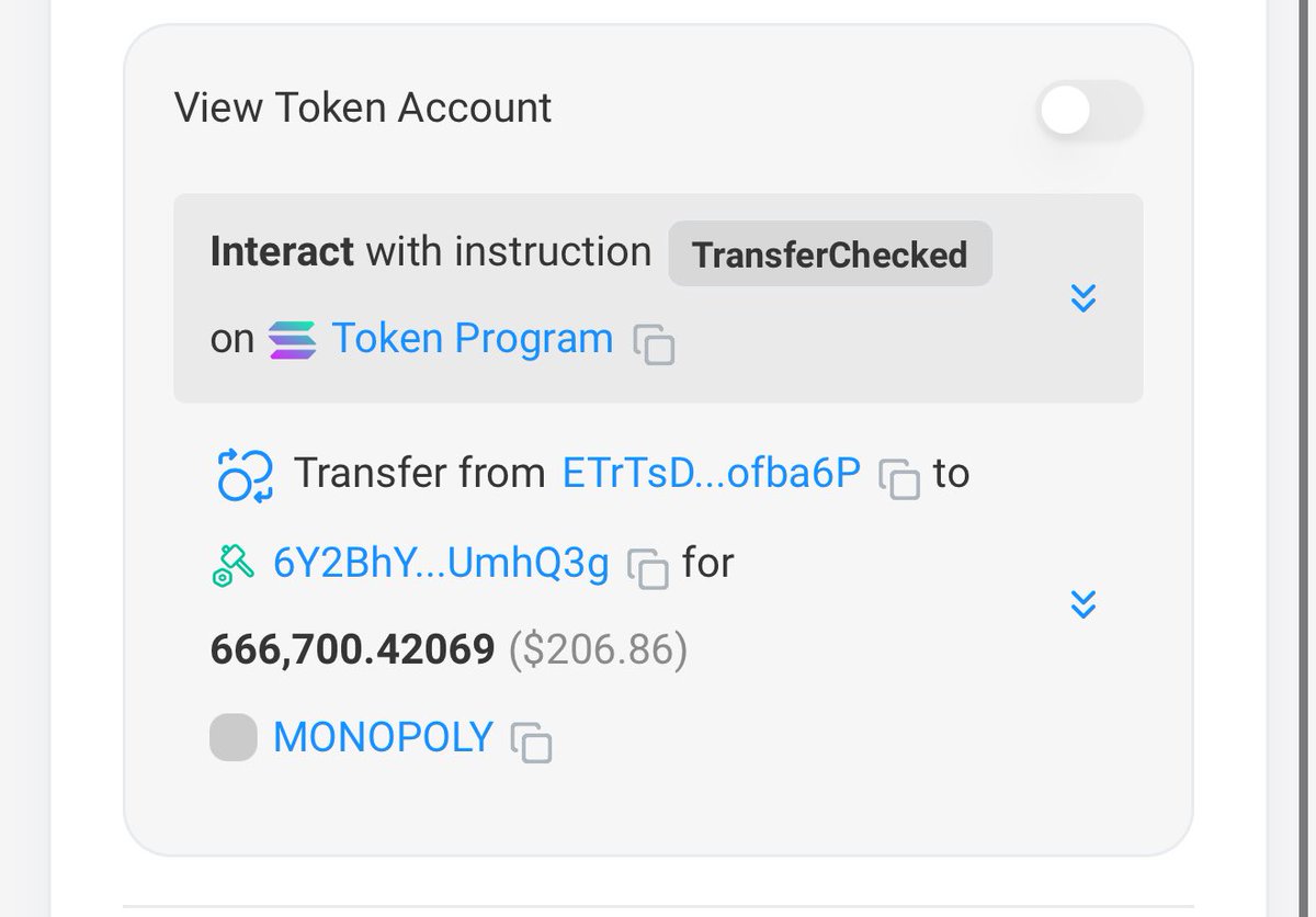 Sol_Meme_Coins's tweet photo. Monopoly money on SOL is giving back to its community! Just for being active and showing support the team rewarded me with $200 🚀 

PASS GO (be the buyer to pass 400k MC) collect 200$ 

This team is legit and doing things right in the space. 🙌 

#Cryptocurency #Monopoly https://t.co/xJYpfFcGqd