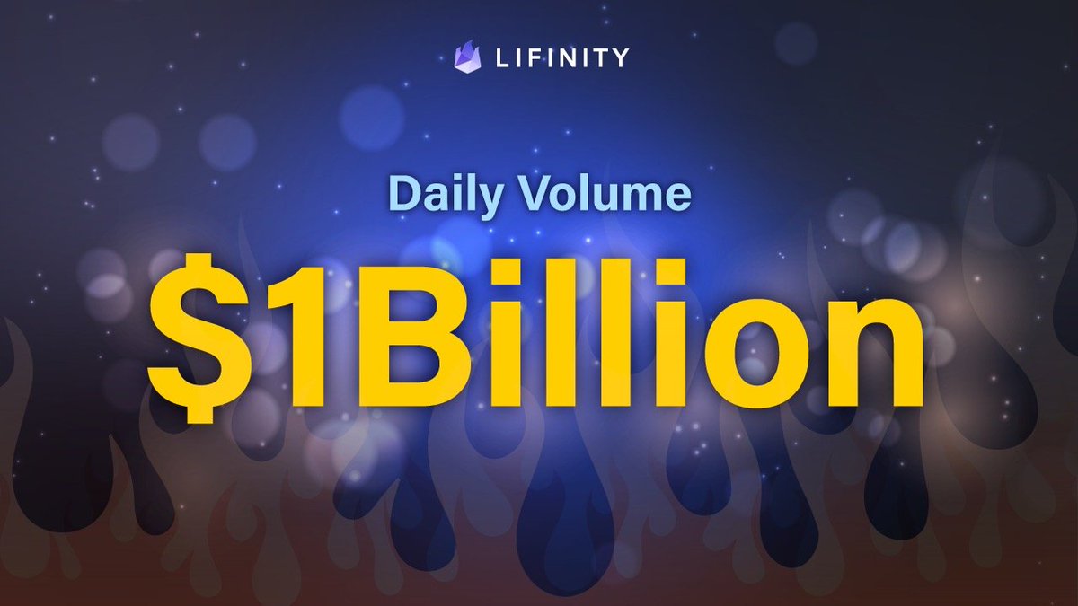 Lifinity_io's tweet image. 1 billy, no biggie