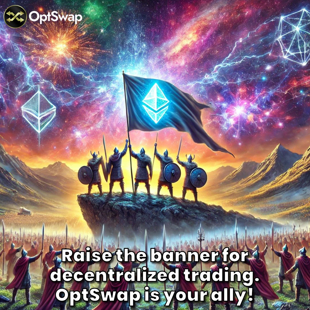 OptSwap's tweet photo. Raise the banner for financial freedom 🚩🦾 with OptSwap’s decentralized options. Stand strong, trade confidently.

#OptSwap #FinancialFreedom #DeFiOptions #TradeConfidently https://t.co/3HNoEL3cih