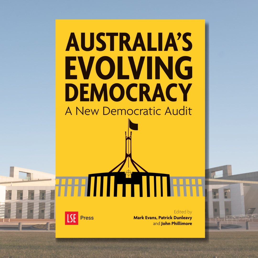 Brighten up your day with a dig into Australia's Evolving Democracy: A New Democratic Audit from <a href="/LSEPress/">LSE Press</a>  
With a particularly illuminating chapter by <a href="/Cosmo_Howard/">Cosmo Howard</a>  and I on ongoing challenges in Queensland and an all-star cast of other OzPol luminaries - open access? Yep!