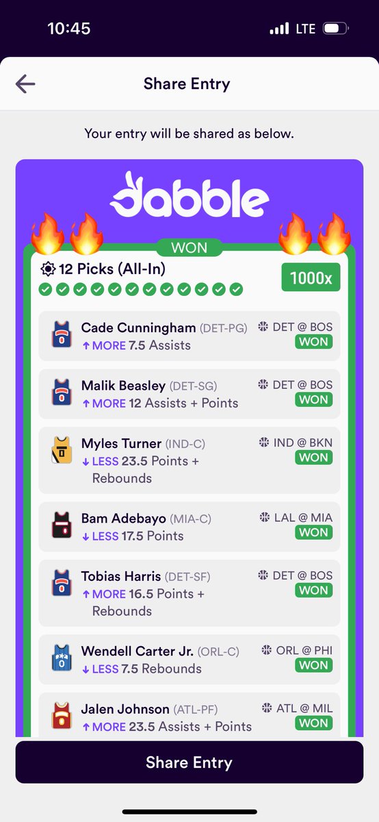 itz_makiii's tweet image. I understand it now #dabble is really the wave I really hit a 1000x imagine if i put 5$ on it but a win is a win fuck it w move on🔥🔥💫  #GamblingX #GamblingTwiiter