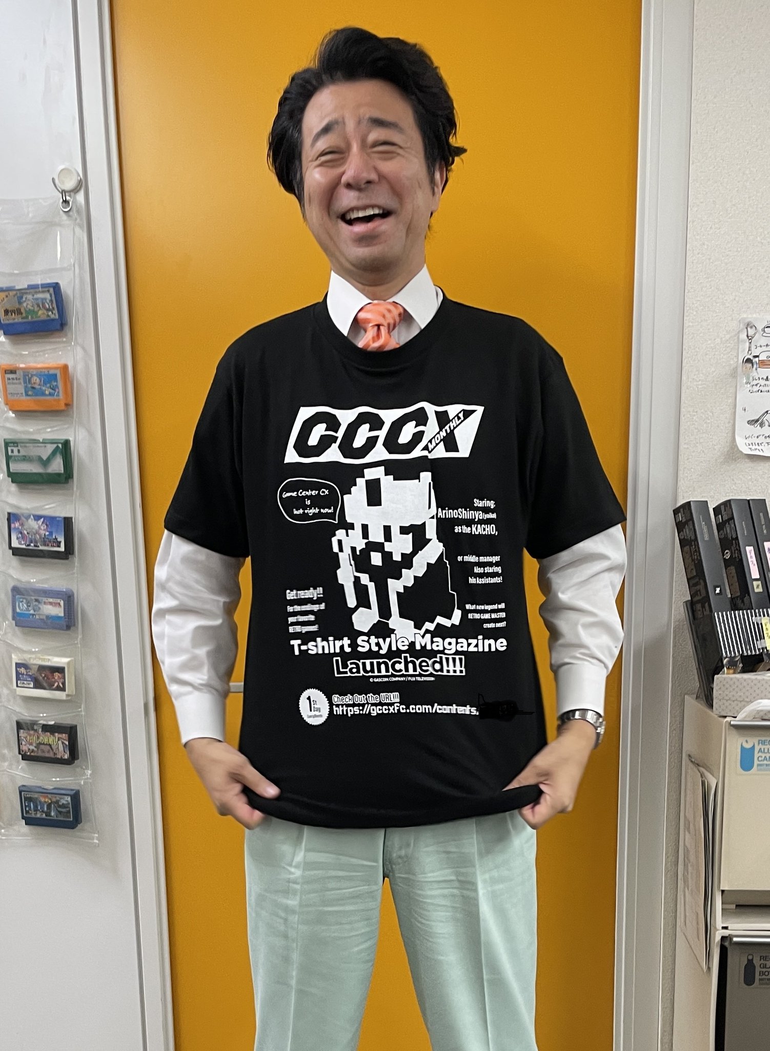 ゲームセンターCX GCCXシンフォニー2025 Tシャツ XLサイズ 公式】ゲームセンターCX on X: 