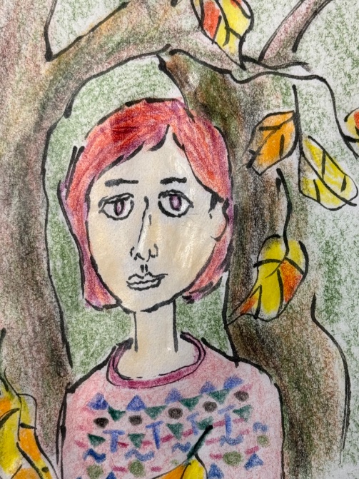 K_Kameno's tweet photo. An autumn lady
Left: Hand- drawn
Right: AI-modified 
#SDXL https://t.co/W5Opjjivah