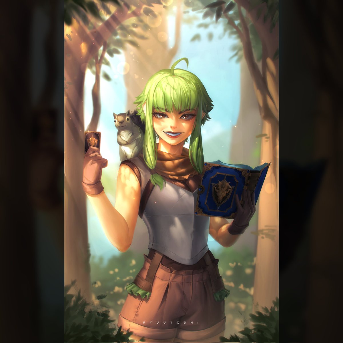 dragonfable falwynn artwork commission