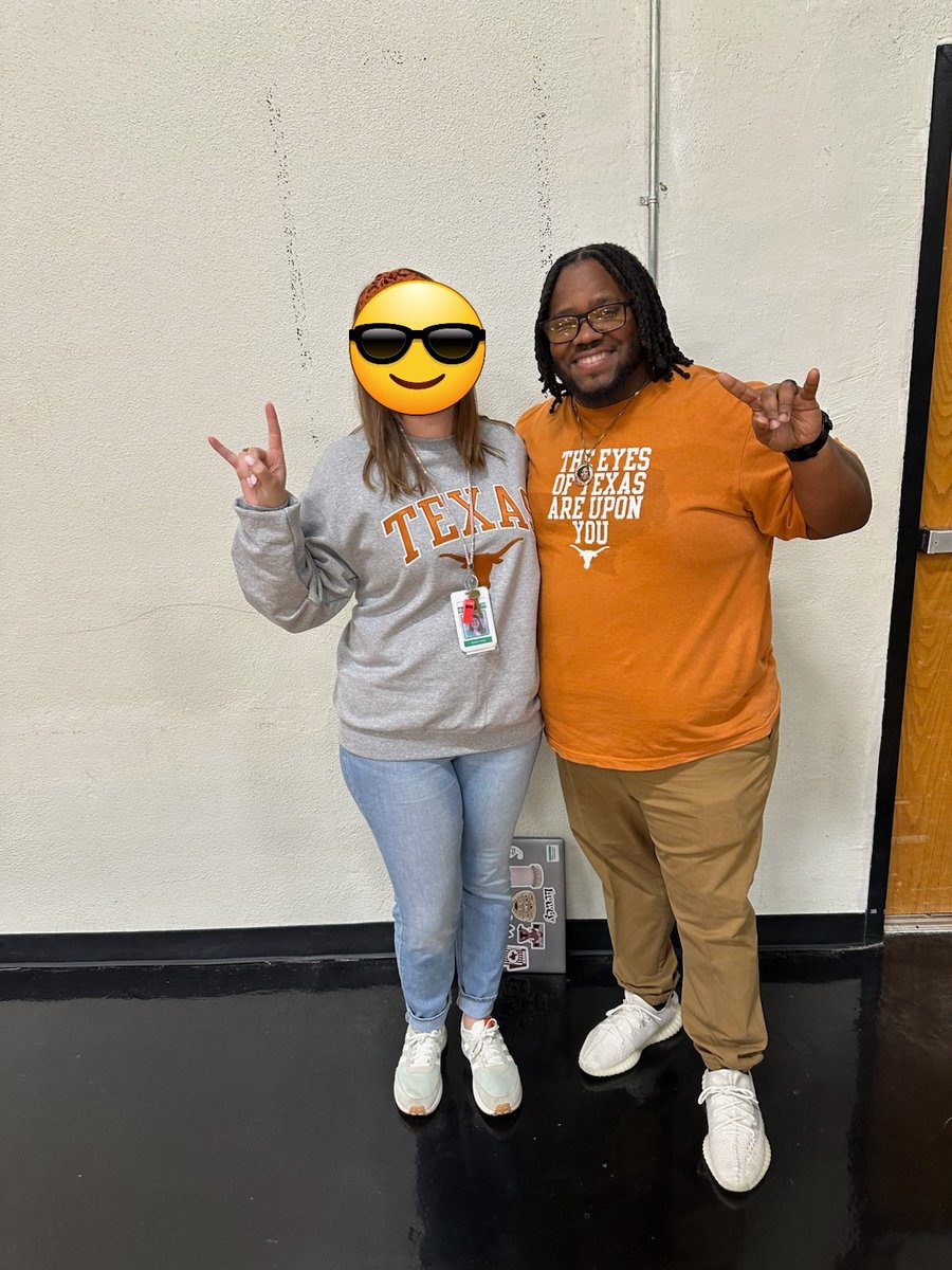 CHartsfield6th's tweet photo. @_delconte @TexasFootball Thank you for the gift that you sent to my campus. I had to take a few pictures to show you how much you made one of my student's day. He had made the pic for me once he saw I was a Longhorn fan. The other pics are of A&amp;M alumni who lost a bet. Hook 'Em! https://t.co/eIx2jaU5u7