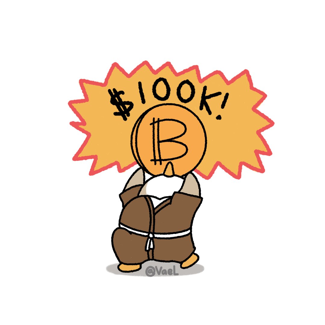 vaelriey's tweet photo. HAPPY $100K BTC! 🎉 https://t.co/85dfjt1SSX