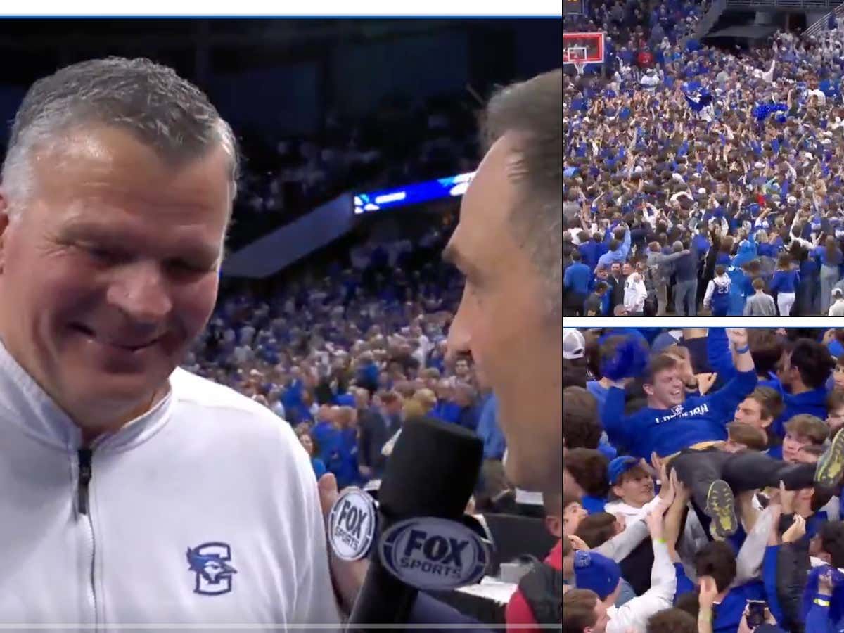 'This Is A Building Where No. 1 Teams Go To Die' - Greg McDermott Dropping This Line As Creighton Fans Party On The Court Is Why College Hoops Remains Awesome 
buff.ly/3CXfMYx