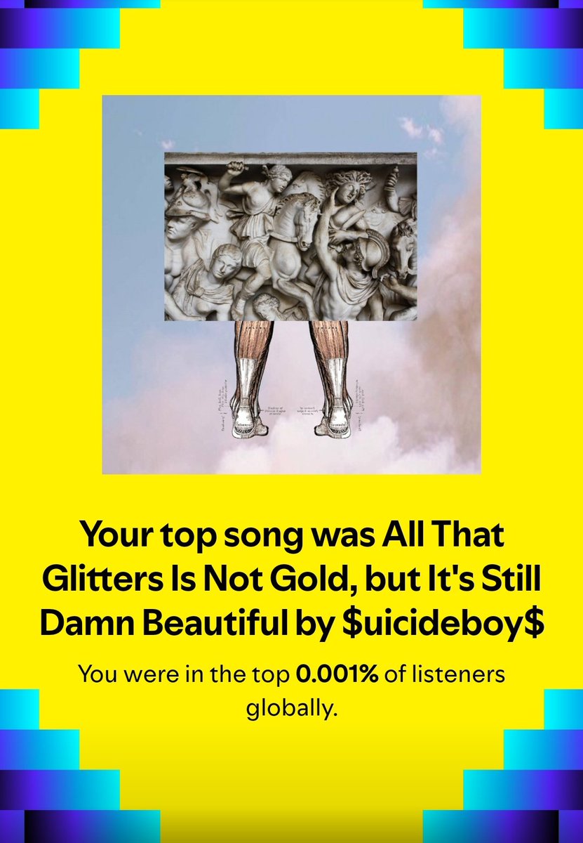 al_trbi's tweet photo. @SUICIDEBOYS @SuicideChrist @suicideLEOPARD lacked this year on the listening, lost my 0.01% streak but here we are 💀 https://t.co/GKNQdjPWDA