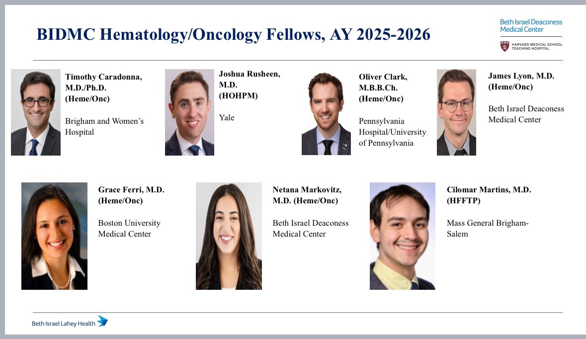 Welcome to our incoming class of fellows! We are looking forward to working alongside each of you