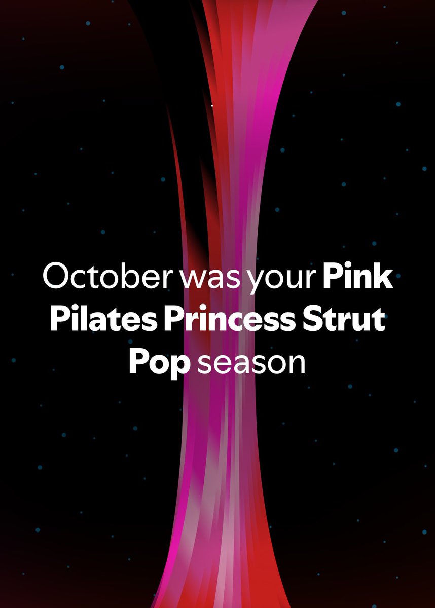 notreallysar's tweet photo. Idk what I was doing in October but slay💕💗🌸💓💞🌷🎀👙💄🩷
#SpotifyWrapped2024 #SpotifyWrapped https://t.co/2d5W42zKnz