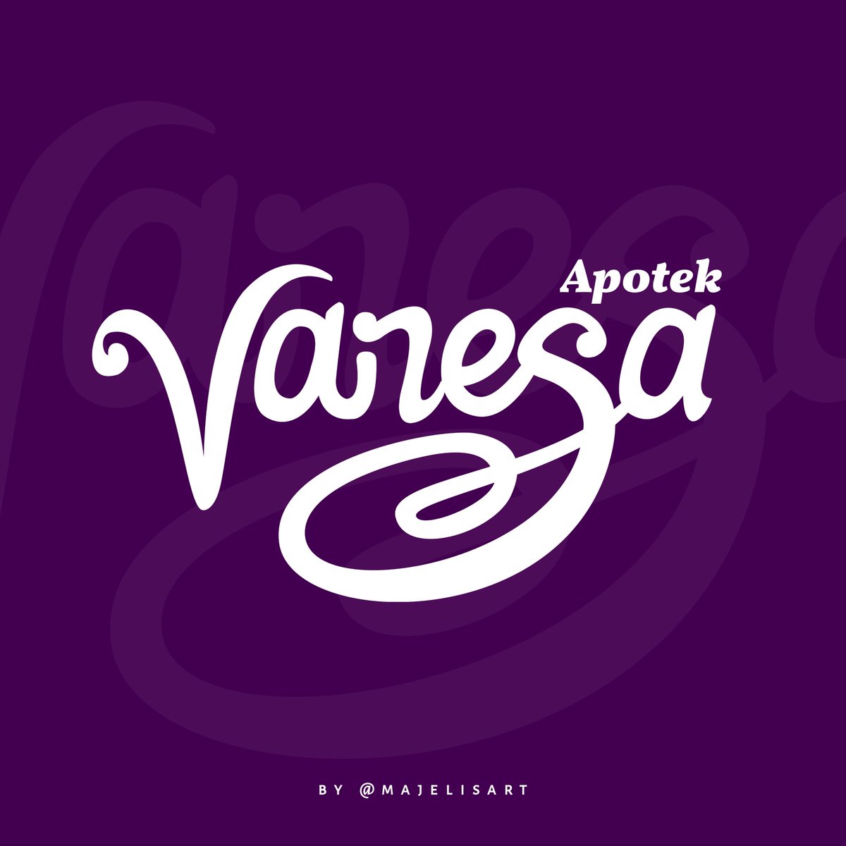 fikhrymp's tweet photo. Apotek Varesa
DM for commission work..
By @majelisart
#design #art #letter #typography #type #text #word #commission #work #lettering #letterhand #handwriting #swash #swosh #apotek #apoteker #dokter #rumahsakit #obat #obatherbal #kimiafarma #farmacy https://t.co/Yq4JkIEBiw