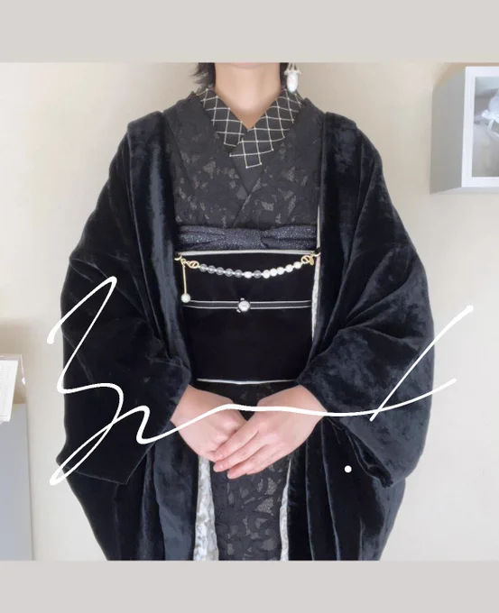 𝖡𝖫𝖠𝖢𝖪#youkimono 