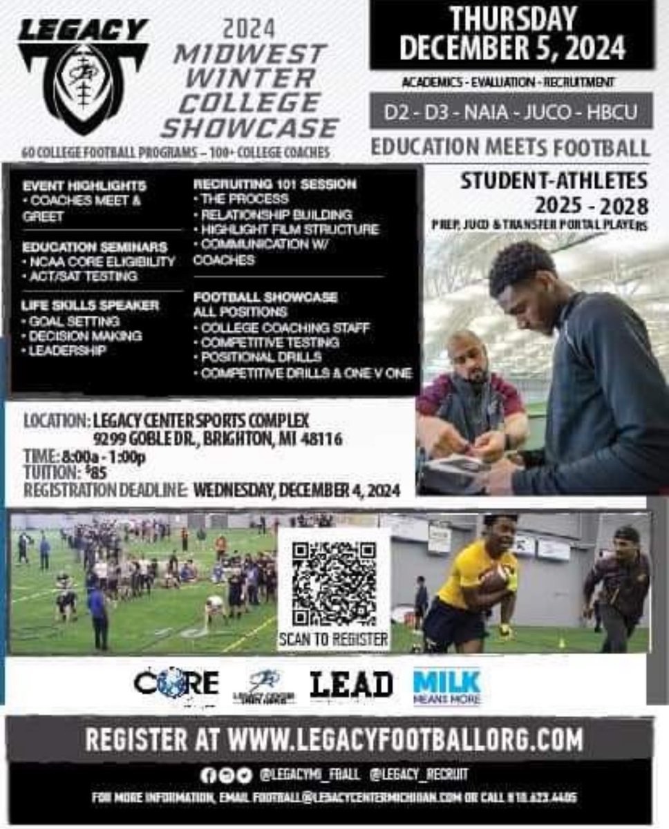 Excited to attend the Legacy Camp tomorrow‼️