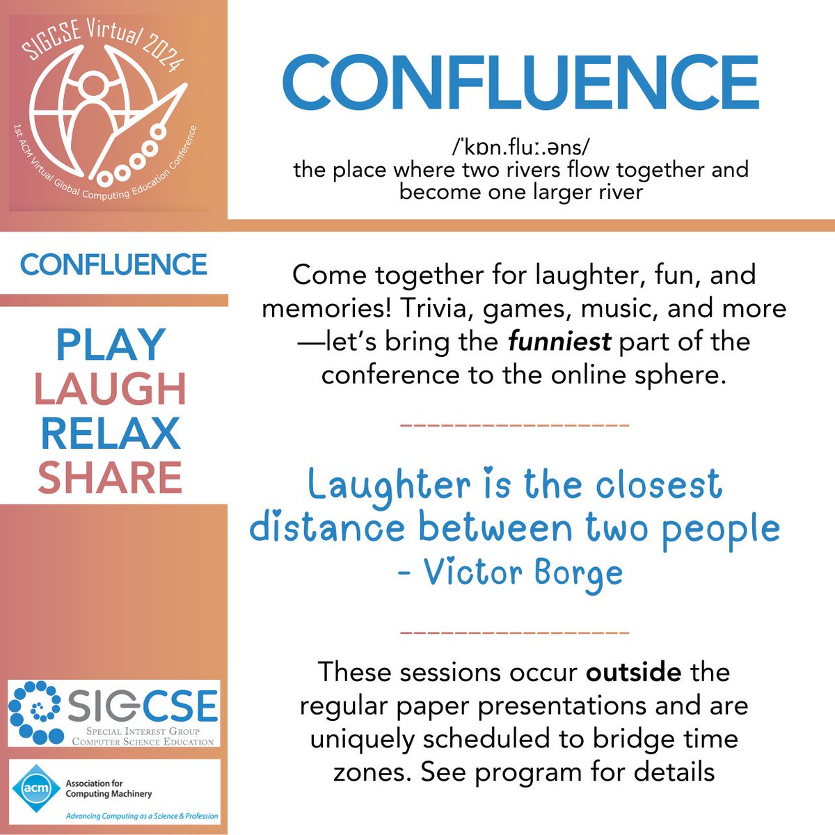 We have plenty of social events at SIGCSE Virtual 2024!