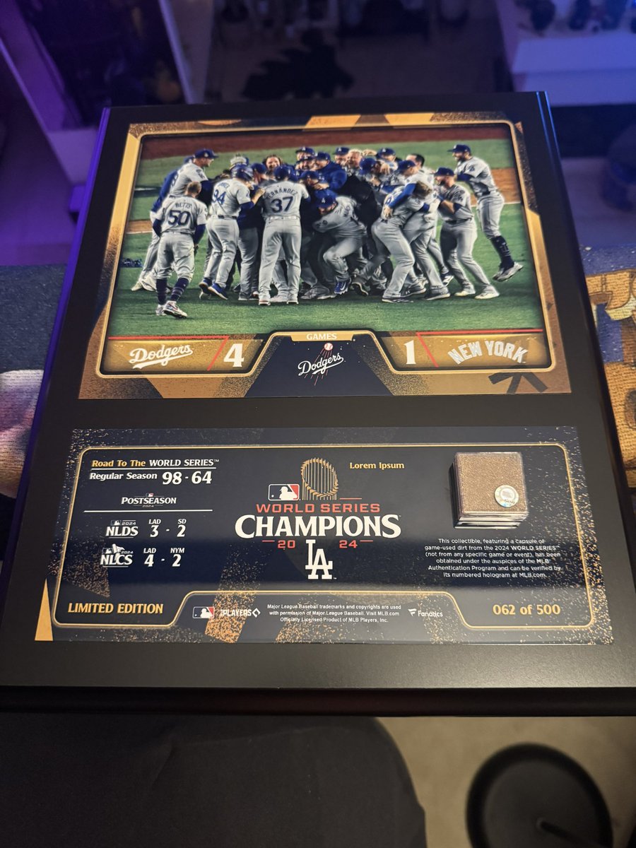 Blimmmer's tweet photo. Thanks @Fanatics @MLB https://t.co/GPB95bQkdn