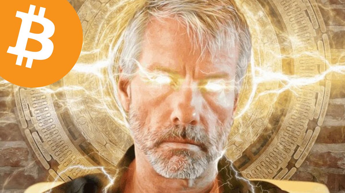 SimplyBitcoin's tweet photo. MICHAEL SAYLOR: "There is going to be a $100K [#Bitcoin] party." 🚀

Legend! 🫡 https://t.co/LYFxrOHqgZ
