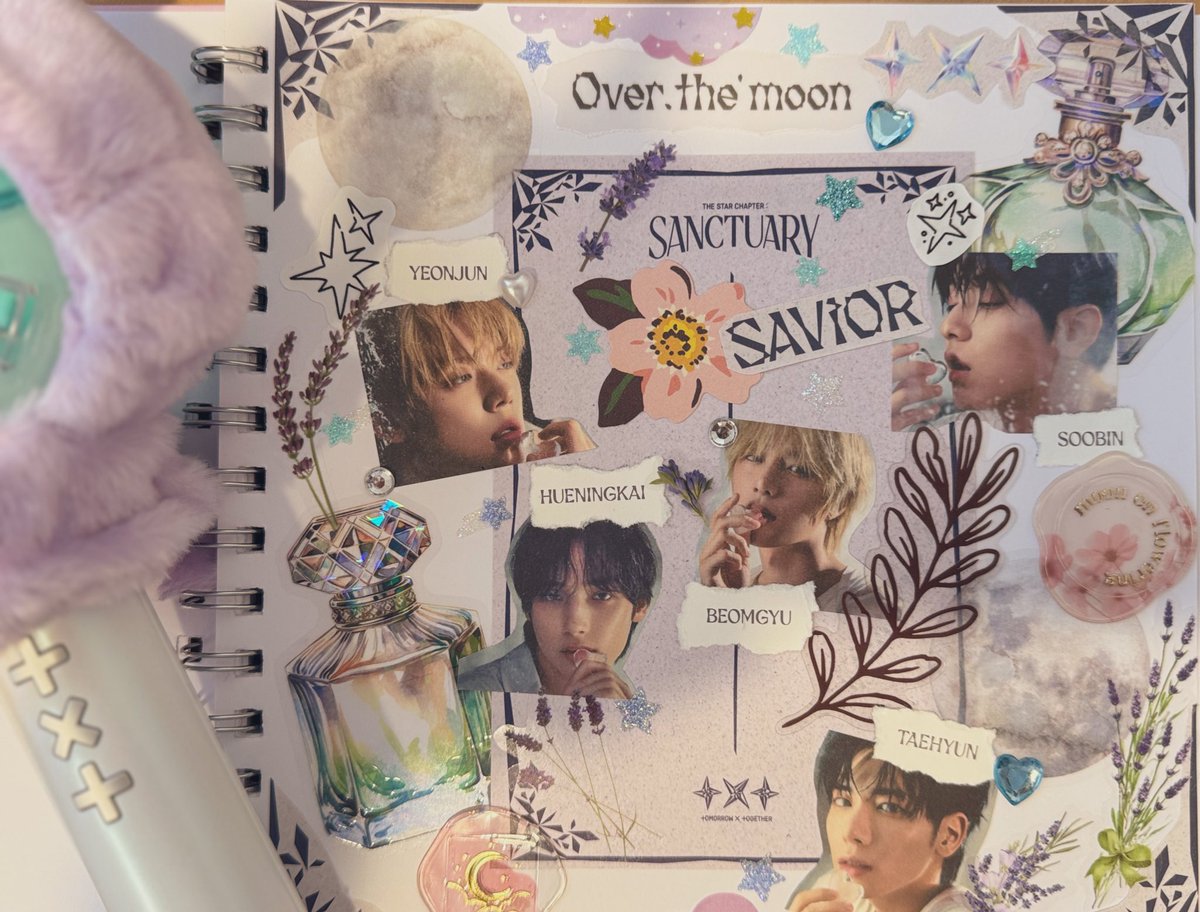 winter_th25's tweet image. Savior❄️버전 앨범스크랩  첫페이지. #kpopjournal #TXT_SANCTUARY #TOMORROW_X_TOGEHTER