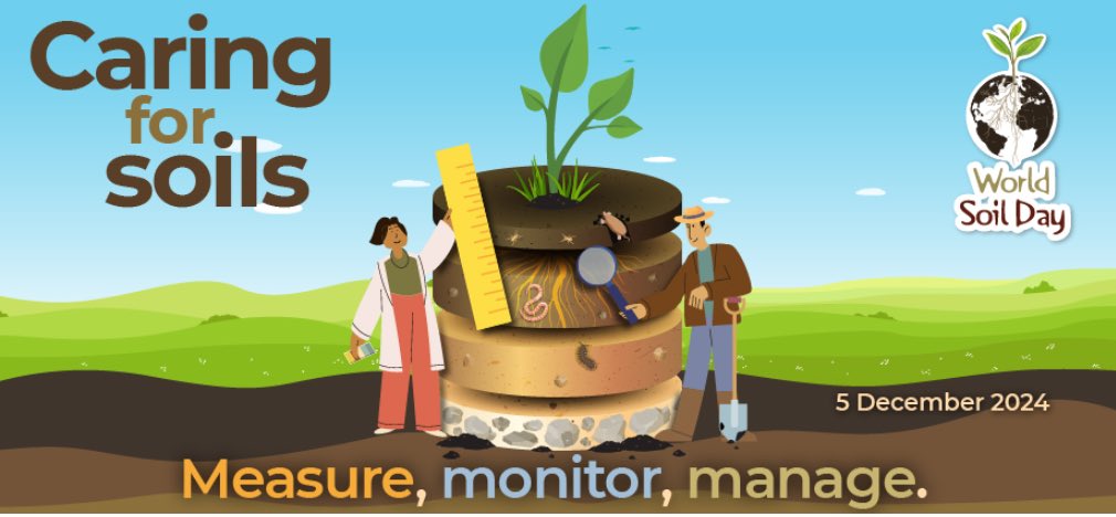 Our journey is a long one, and we have been taking care of soils for 100 years. Looking forward to the next 100, stay tuned for today event!  #IUSS100 #worldsoilday #lookingforward