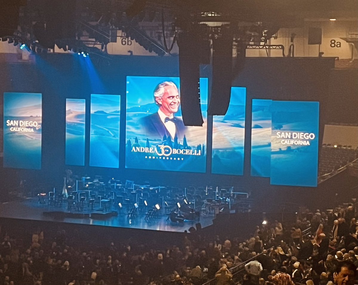 Money can’t buy happiness…but may be ticket to Andrea Bocelli concert…voice of god…and happiness❤️❤️