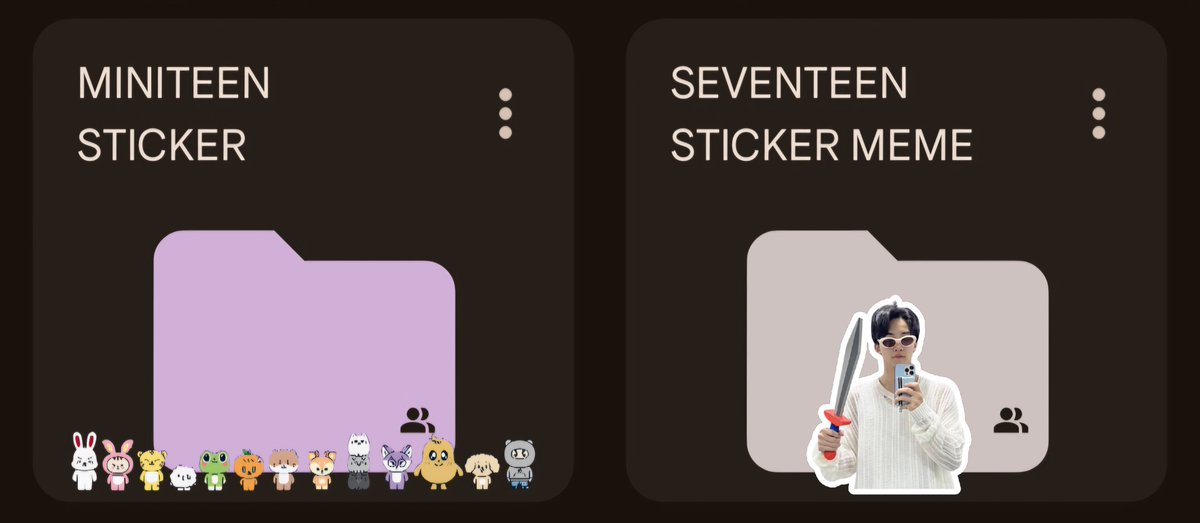 Hi, CARATDEUL!

i created another folder for Seventeen sticker memes or any stickers you'd like to download! you can also upload your own sticker images there so other Carats can use them too *0*

if there's any problem, feel free to DM me! hehehe.

📥 : drive.google.com/drive/folders/…